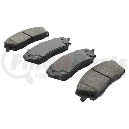 1000-1056M by MPA ELECTRICAL - Quality-Built Disc Brake Pad Set - Semi-Metallic