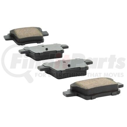 1000-1071M by MPA ELECTRICAL - Quality-Built Disc Brake Pad Set - Semi-Metallic
