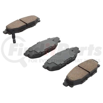 1000-1114C by MPA ELECTRICAL - Quality-Built Disc Brake Pad Set - Ceramic