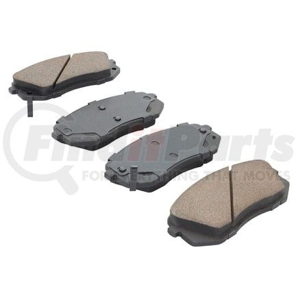 1000-1295C by MPA ELECTRICAL - Quality-Built Disc Brake Pad Set - Ceramic