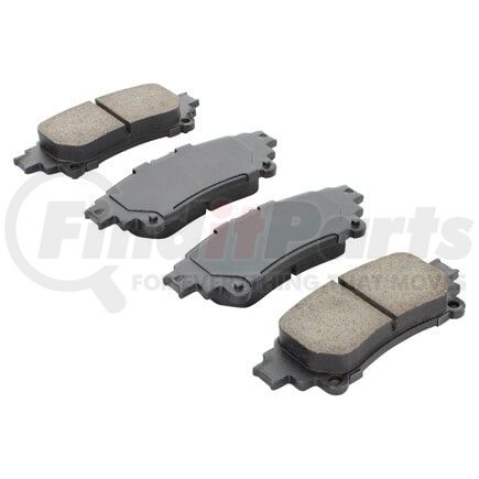 1000-1391C by MPA ELECTRICAL - Quality-Built Disc Brake Pad Set - Ceramic