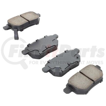 1000-1423M by MPA ELECTRICAL - Quality-Built Disc Brake Pad Set - Semi-Metallic