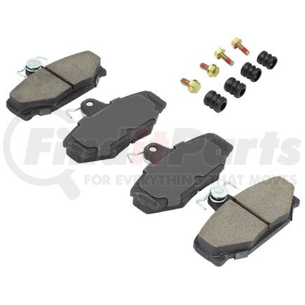 1001-0391M by MPA ELECTRICAL - Quality-Built Premium Semi-Metallic Brake Pads w/ Hardware