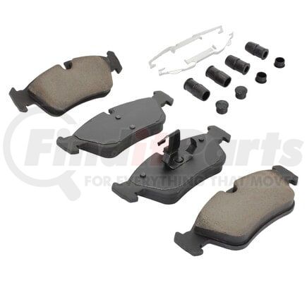 1001-0781M by MPA ELECTRICAL - Quality-Built Premium Disc Brake Pad Set - Semi-Metallic, with Hardware