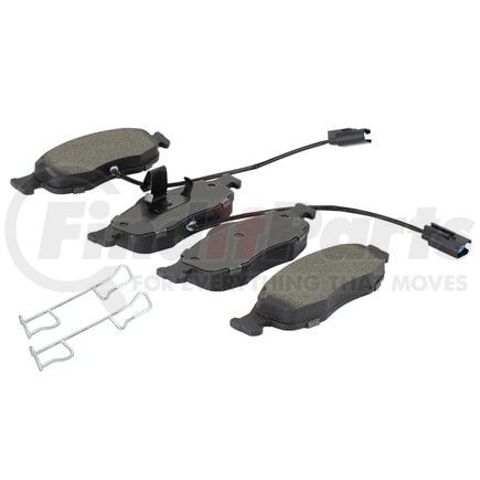 1001-0801M by MPA ELECTRICAL - Quality-Built Premium Semi-Metallic Brake Pads w/ Hardware