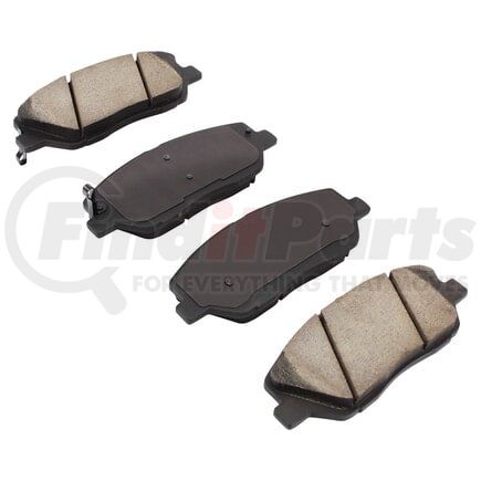 1001-1385C by MPA ELECTRICAL - Quality-Built Disc Brake Pad, Premium, Ceramic, with Hardware