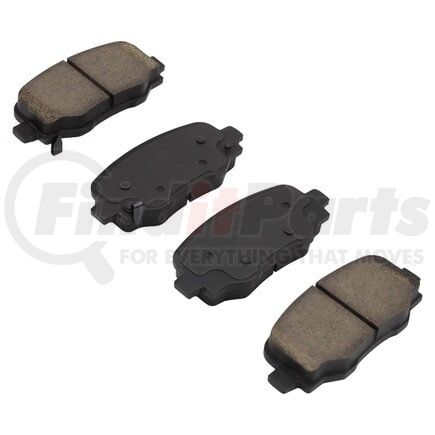 1001-1809C by MPA ELECTRICAL - Quality-Built Disc Brake Pad, Premium, Ceramic, with Hardware