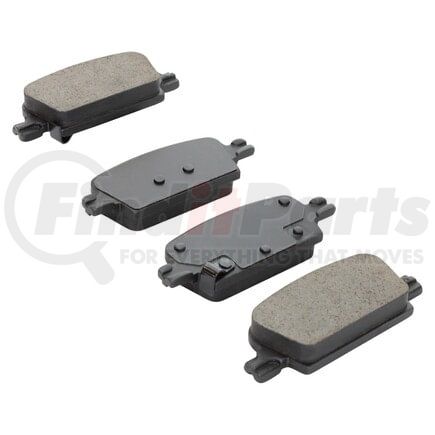 1001-1921C by MPA ELECTRICAL - Quality-Built Disc Brake Pad Set - Premium, Ceramic
