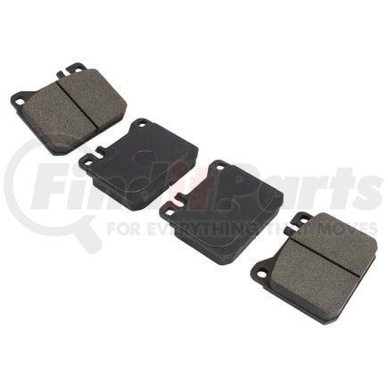 1003-0145M by MPA ELECTRICAL - Quality-Built Disc Brake Pad, Black Series, Semi-Metallic