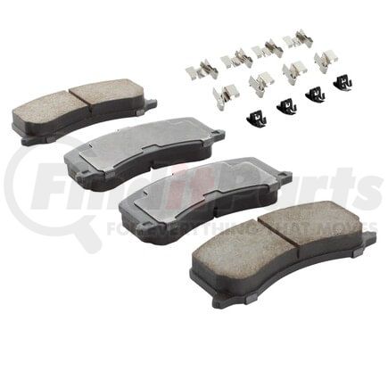1003-0677C by MPA ELECTRICAL - Quality-Built Black Series Ceramic Brake Pads w/ Hardware