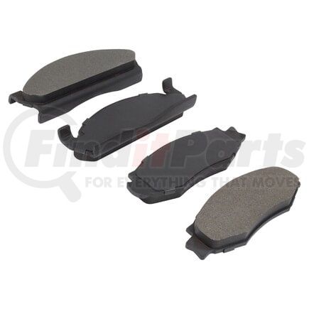 1000-0091M by MPA ELECTRICAL - QB Semi-Metallic Brake Pads