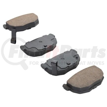 1000-0272C by MPA ELECTRICAL - Quality-Built Disc Brake Pad Set - Ceramic
