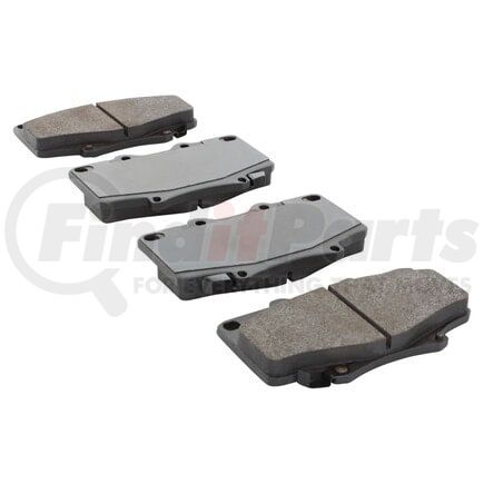 1000-0502M by MPA ELECTRICAL - Quality-Built Disc Brake Pad Set - Semi-Metallic