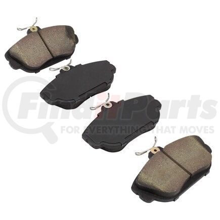 1000-0601M by MPA ELECTRICAL - Quality-Built Disc Brake Pad Set - Semi-Metallic