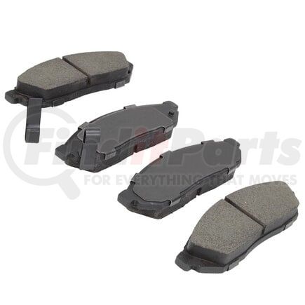 MPA Electrical 1000-0281M Disc Brake Pad Set QB Semi-Metallic Brake Pads