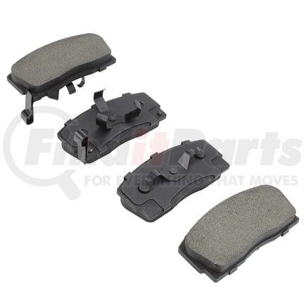 1000-0456M by MPA ELECTRICAL - QB Semi-Metallic Brake Pads