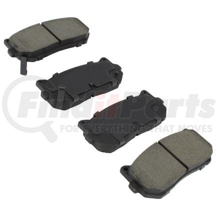 1000-0775M by MPA ELECTRICAL - QB Semi-Metallic Brake Pads