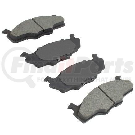 1001-0158M by MPA ELECTRICAL - Quality-Built Premium Semi-Metallic Brake Pads