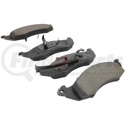 1001-0417M by MPA ELECTRICAL - Quality-Built Premium Semi-Metallic Brake Pads w/ Hardware