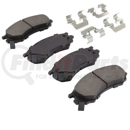 1001-0507C by MPA ELECTRICAL - Quality-Built Disc Brake Pad, Premium, Ceramic, with Hardware