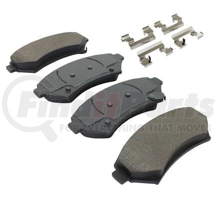 1001-0699C by MPA ELECTRICAL - Quality-Built Premium Ceramic Brake Pads w/ Hardware