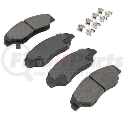 1001-0774M by MPA ELECTRICAL - Quality-Built Premium Disc Brake Pad Set - Semi-Metallic, with Hardware