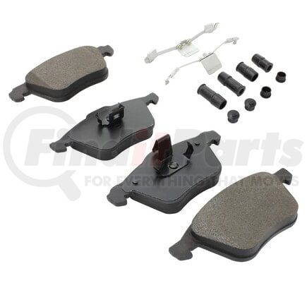 1001-0979M by MPA ELECTRICAL - Quality-Built Premium Semi-Metallic Brake Pads w/ Hardware