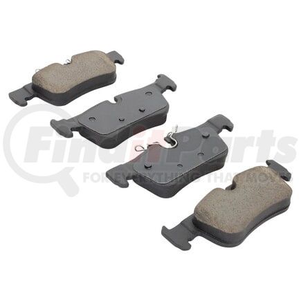 1003-1762M by MPA ELECTRICAL - Quality-Built Disc Brake Pad, Black Series, Semi-Metallic
