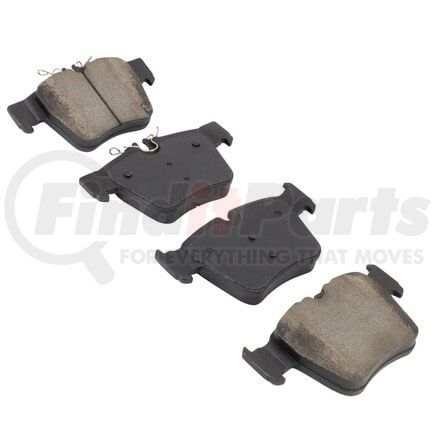 1003-1872M by MPA ELECTRICAL - Quality-Built Disc Brake Pad, Black Series, Semi-Metallic