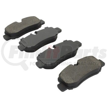 1003-1893M by MPA ELECTRICAL - Quality-Built Black Series Semi-Metallic Brake Pads