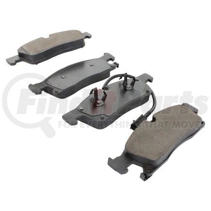 1003-1904BM by MPA ELECTRICAL - Quality-Built Black Series Semi-Metallic Brake Pads