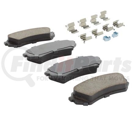 1002-0773M by MPA ELECTRICAL - Quality-Built Work Force Heavy Duty Brake Pads w/ Hardware
