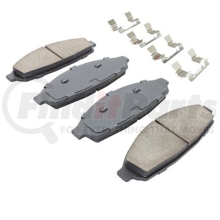 1002-0931M by MPA ELECTRICAL - Quality-Built Disc Brake Pad Set - Work Force, Heavy Duty, with Hardware