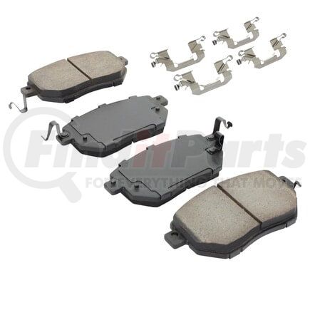 1002-0969M by MPA ELECTRICAL - Quality-Built Work Force Heavy Duty Brake Pads w/ Hardware