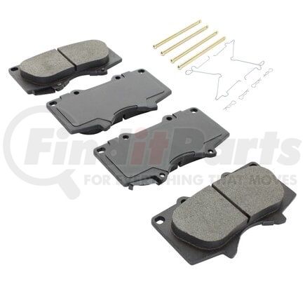 1002-0976M by MPA ELECTRICAL - Quality-Built Disc Brake Pad Set - Work Force, Heavy Duty, with Hardware