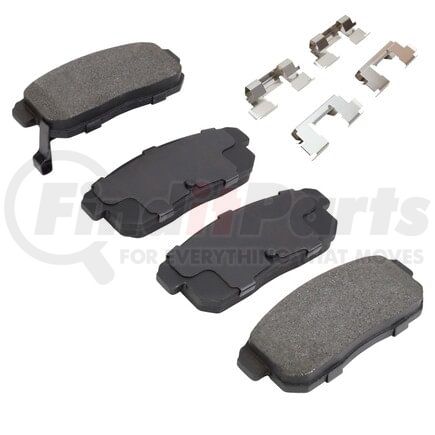 1002-1008M by MPA ELECTRICAL - Quality-Built Work Force Heavy Duty Brake Pads w/ Hardware