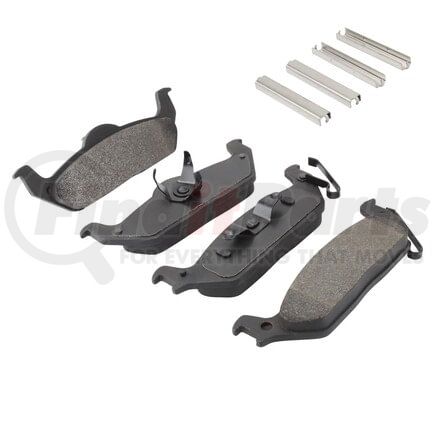1002-1012M by MPA ELECTRICAL - Quality-Built Disc Brake Pad Set - Work Force, Heavy Duty, with Hardware