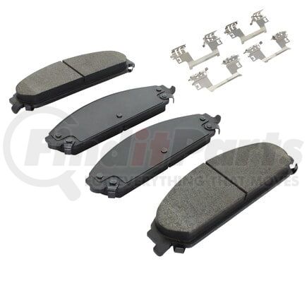 1002-1058M by MPA ELECTRICAL - Quality-Built Work Force Heavy Duty Brake Pads w/ Hardware