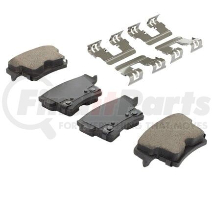 1002-1057M by MPA ELECTRICAL - Quality-Built Work Force Heavy Duty Brake Pads w/ Hardware