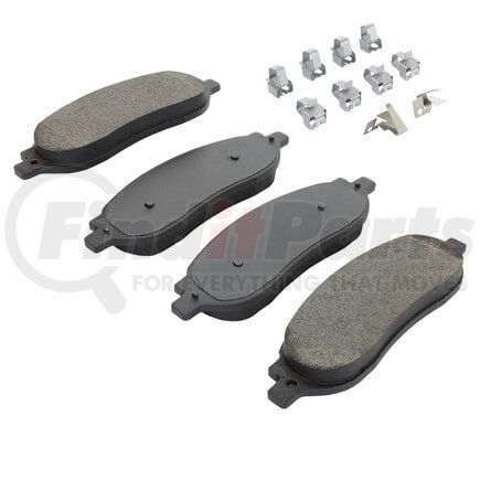 1002-1068M by MPA ELECTRICAL - Quality-Built Disc Brake Pad Set - Work Force, Heavy Duty, with Hardware