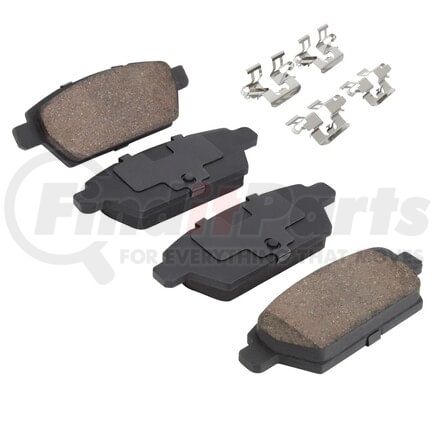 1002-1161M by MPA ELECTRICAL - Quality-Built Work Force Heavy Duty Brake Pads w/ Hardware