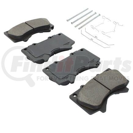 1002-1303M by MPA ELECTRICAL - Quality-Built Disc Brake Pad Set - Work Force, Heavy Duty, with Hardware