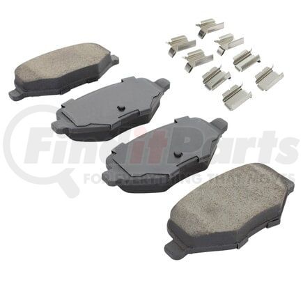1002-1377M by MPA ELECTRICAL - Quality-Built Disc Brake Pad Set - Work Force, Heavy Duty, with Hardware