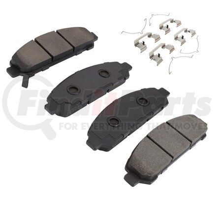 1002-1401M by MPA ELECTRICAL - Quality-Built Work Force Heavy Duty Brake Pads w/ Hardware