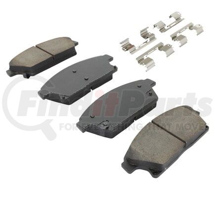 1002-1467M by MPA ELECTRICAL - Quality-Built Work Force Heavy Duty Brake Pads w/ Hardware