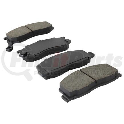 1003-0263C by MPA ELECTRICAL - Quality-Built Black Series Ceramic Brake Pads w/ Hardware
