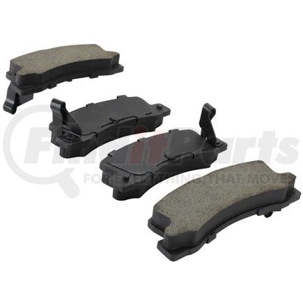 1003-0352C by MPA ELECTRICAL - Quality-Built Black Series Ceramic Brake Pads w/ Hardware