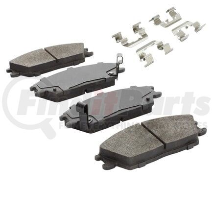 1003-0440C by MPA ELECTRICAL - Quality-Built Black Series Ceramic Brake Pads w/ Hardware