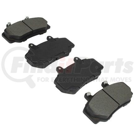1003-0492C by MPA ELECTRICAL - Quality-Built Black Series Ceramic Brake Pads w/ Hardware