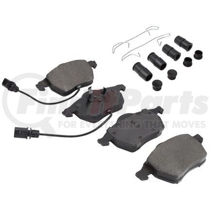 1003-0840C by MPA ELECTRICAL - Quality-Built Black Series Ceramic Brake Pads w/ Hardware